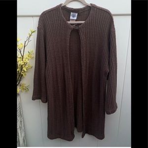 Tom Tom California cardigan size Large brown